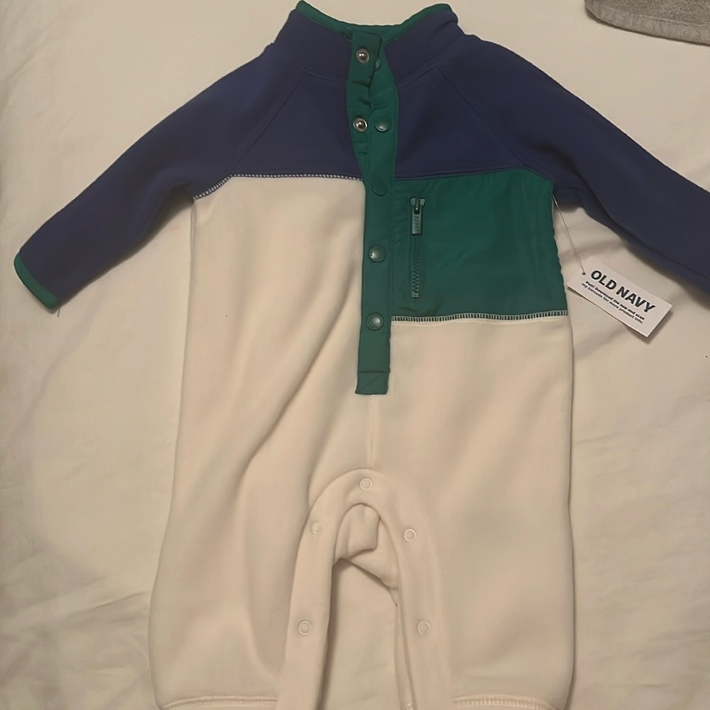 Old Navy fleece one piece NWT